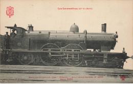 TRAIN AL#AL00482 LES LOCOMOTIVES MACHINE DE LA CIE DU NORD MACHINE COMPOUND TYPE ATLANTIE - Trains
