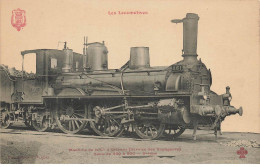 TRAIN AL#AL00480 LES LOCOMOTIVES MACHINE DE LA CIE D ORLEANS SERVICE VOYAGEURS SERIEDE 450 A 500 3 TYPE - Trains