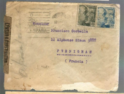 80056 -  MADRID AVEC  CENSURE  POUR LA FRANCE - Lettres & Documents