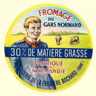 ETIQU.FROM. DU GARS NORMAND LaLa Ferrière Bochard Orne - Cheese