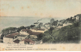 33 LE RIGALET GAURIAC AL#AL00955 VUE GENERALE DES BORDS DE LA GIRONDE ET HABITATIONS DANS LES ROCHERS - Otros & Sin Clasificación