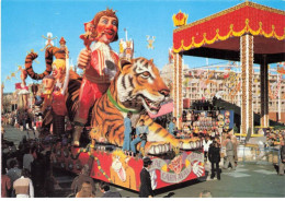 06 NICE AM#DC488 LE CARNAVAL LE CHAR DE SA MAJESTE SUR UN TIGRE LE ROI DE LA PISTE - Karneval