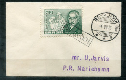 ISLAND - Schiffspost, Navire, Paquebot, Ship Letter, Stempel REYKJAVIK Auf Brief Mit Brasilien-Marke - Storia Postale