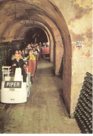 PUBLICITE  AL#AL00614 PUB CHAMPAGNE PIPER EIDSIECK VISITE DES CAVES A REIMS 2 - Publicidad