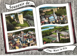 37 CINQ MARS LA PILE AM#DC676 MULTI-VUES LE CHATEAU LES CASERNES L EGLISE LE PRIEURE LA PILE ROMAINE ET LA LOIRE (2) - Other & Unclassified