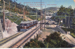 ESPAGNE AL#AL00299 ALREDORES DE BARCELONA  LAS PLANAS DE VALLVIDRERA TREN ELECTRICO TRAIN - Barcelona