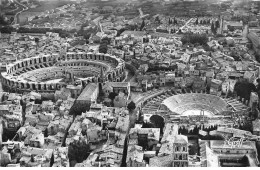 13 ARLES AL#AL00781 VUE AERIENNE ES ARENES ET LE THEATRE ANTIQUE - Arles