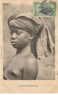 CONGO AL#AL00334 JEUNE FILLE HAOUSSA TYPES COIFFURE SCARIFICATION - Belgian Congo