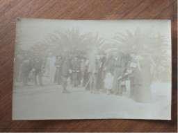 TUNISIE AM#DC318 BIZERTE CARTE PHOTO MILITAIRES ET POPULATION LOCALE - Tunisia