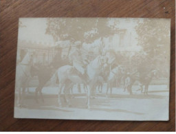 TUNISIE AM#DC315 BIZERTE CARTE PHOTO MILITAIRES A CHEVAL - Tunisia