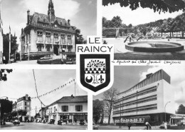 93 LE RAINCY AN#MK0073 SOUVENIR MULTI VUES HOTEL DE VILLE LE PARC MAUNOURY LE LYCEE - Le Raincy