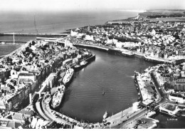 76 DIEPPE AK#DC648 VUE AERIENNE DE L AVANT PORT BATEAUX A QUAI - Dieppe