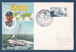 Grande Bretagne - FDC - Premier Jour - Sir Francis Chichester - 1967 - 1952-1971 Pre-Decimale Uitgaves