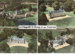 72 LA CHAPELLE SAINT REMY AM#DC875 MULTI-VUES AERIENNES DU CHATEAU - Autres & Non Classés