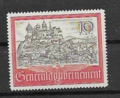 Generalgouvernement Mnh ** 1941 - Besetzungen 1938-45