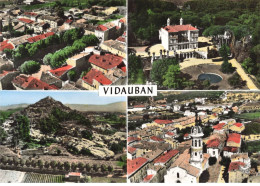 83 VIDAUBAN AM#DC1075 MULTI-VUES LA PLACE CLEMENCEAU LE CHATEAU CHAPELLE STE BRIGITTE L EGLISE - Vidauban