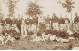 08 LESSES AP#DC373 CARTE PHOTO MILITAIRE CANTONNEMENT - Otros & Sin Clasificación