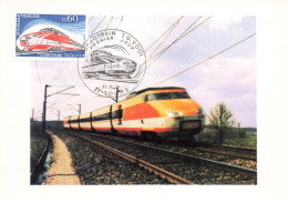 TRANSPORTS AO#AL000555 TRAIN SNCF TURBOTRAIN TGV001 TOURS - Eisenbahnen