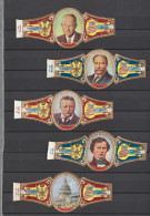 Sigarenbanden Baarn Holland 5 Stuks Van Serie 6  - Cigar Bands