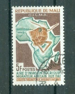 REPUBLIQUE DU MALI - N°60 Oblitéré. Lutte Contre Le Criquet Migrateur. - Malí (1959-...)