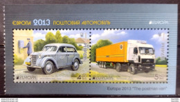 D628  Cars - Voitures - Trucks - Post - Europa - Ucrania 2013 - MNH - 1,35 - Automobili