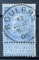 België, 1893, Nr 60, Gestempeld ROULERS - 1893-1900 Schmaler Bart