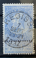 België, 1893, Nr 60, Gestempeld REGISSA - 1893-1900 Schmaler Bart