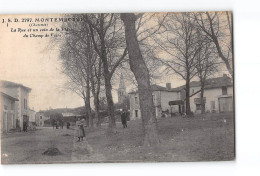 MONTEMBOEUF - La Rue Et Un Coin De La Place Du Champ De Foire - Très Bon état - Otros & Sin Clasificación