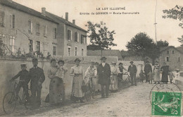 Gorses * Entrée Du Village , école Communale * Enfants Villageois * Le Lot Illustré - Otros & Sin Clasificación