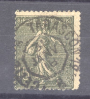 CLX 1292  - France  :  Yv  130 J  (o)  Cette à Tarascon 31 Janv 1918 - 1903-60 Säerin, Untergrund Schraffiert