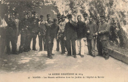 Nantes , Guerre Européenne 1914 * N°77 * Pétanque * Blessés Militaires Dans Jardins Hôpital Bel Air * Jeu De Boules - Nantes