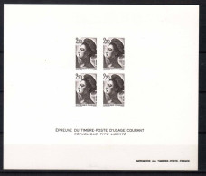 FRANCE STAMPS .  LIBERTÉ PROOF,1982. MNH - Proofs, Unissued, Experimental Vignettes