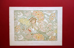 Mucha Tavola Cromolitografica Byzantine Atelier C. G. Forrer Paris Primi '900 - Estampes & Gravures