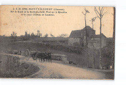 MONTEMBOEUF - Sur La Route De La Rochefoucauld - Pont Sur Le Rivaillon Et Le Vieux Château De Laudonie - Très Bon état - Otros & Sin Clasificación