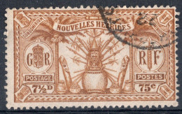 Nouvelles HEBRIDES Timbre-poste N°87 Oblitété TB Cote : 2€75 - Gebruikt