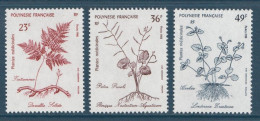 Polynésie Française - YT N° 315 à 317 ** - Neuf Sans Charnière - 1988 - Unused Stamps