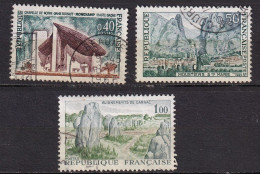 France 1435 + 1436 + 1440 ° - Used Stamps