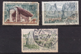 France 1435 + 1436 + 1440 ° - Used Stamps