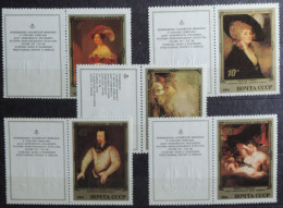 Russia (URSS) 1983-84, Peinture Allemande Et Anglaise Du Musée Ermitage, Y&T 5050-54 Et 5081-85 (**) - Unused Stamps