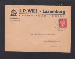 ELEKTRISCHE ANLAGEN - GIESSEREI, LUXEMBURG. - 1940-1944 Deutsche Besatzung