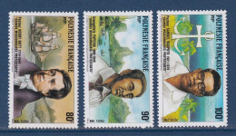 Polynésie Française - YT N° 318 à 320 ** - Neuf Sans Charnière - 1988 - Unused Stamps