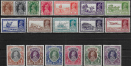 1937-40 India George VI 18v. MNH SG N. 247/64 - Sonstige & Ohne Zuordnung