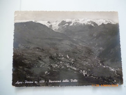 Cartolina Viaggiata "AYAS - PERIAUX Panorama Dalla Valle"  1961 - Aosta