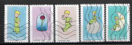 France 2021  Oblitéré Autoadhésif   N° 2001 - 2004 - 2005 - 2006 - 2008    -  " Petit Prince  " - Oblitérés