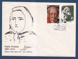 Pologne - FDC - Premier Jour - Pablo Picasso - 1981 - Lettres & Documents