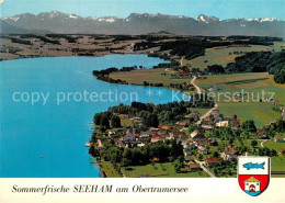 73587174 Seeham Obertrumersee Fliegeraufnahme  - Other & Unclassified