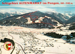 73587173 Altenmarkt Pongau Fliegeraufnahme Mit Schischaukel Radstadt Altenmarkt  - Otros & Sin Clasificación