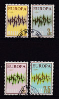 MALTA, 1972, Used Stamp(s) , Europe CEPT, Michel Nr(s). 450-453, Scannr. 22610 - Malte