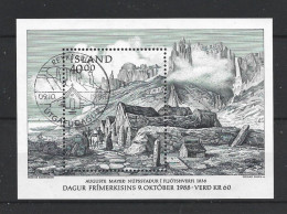 Iceland 1988 Stamp Day Y.T. BF 9 (0) - Blocks & Sheetlets