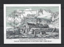 Iceland 1988 Stamp Day Y.T. BF 9 (0) - Hojas Y Bloques